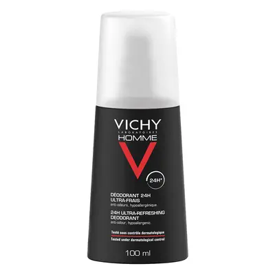 VICHY Homme Deodorante 24H ultra -fresco Spray 100ml - Deodoranti