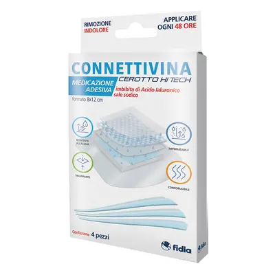 Connettivina 4 Cerotti Hitech 8x12