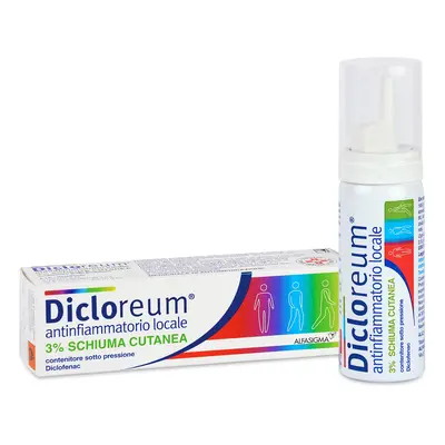 Dicloreum Antinfiammatorio Locale Schiuma 3% 50g