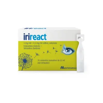 Irireact Collirio 10 Contenitori Monodose