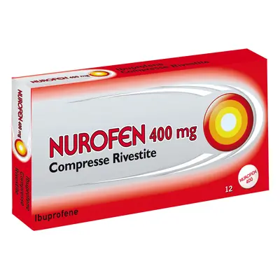 NUROFEN 400MG 12 CPR Ibuprofene Azione Antinfiammatoria E Antidolorifica Contro Febbre, Mal Di T