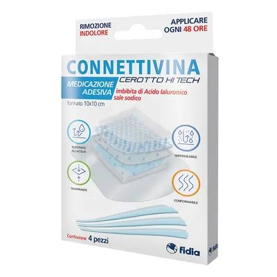 Connettivina 4 Cerotti Hitech 10x10