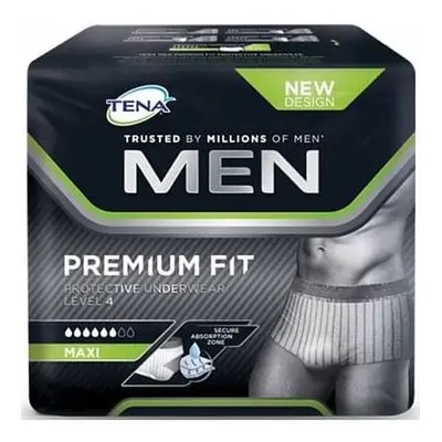 Mutandina Assorbente Maschile Tena Men Premium Fit Livello 4 Taglia Large 8 Pezzi