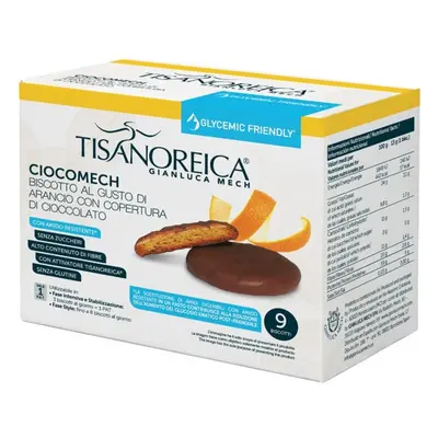 CIOCOMECH Biscotto Arancio Glycemic Friendly TISANOREICA 9 Biscotti