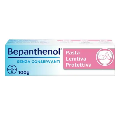 Bepanthenol Pasta Lenitiva Protettiva, Con Pantenolo Senza Cortisone, Per Prurito E Irritazione 