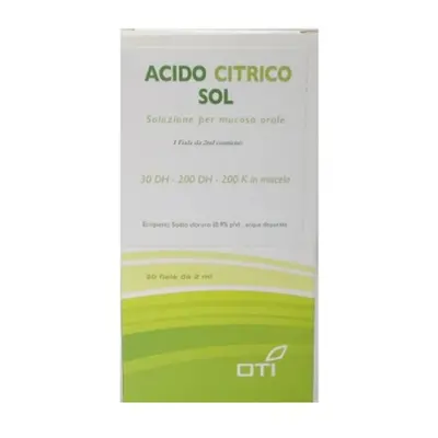 ACIDO CITRICO SOL*OS 20F 2ML