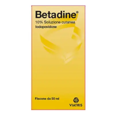 Betadine Soluzione Cutanea Flacone 50ml 10%