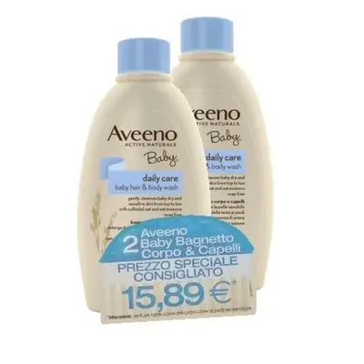 Avevo Baby Daily Care Bagnodoccia Per Bagnetto Neonato Corpo E Capelli Con Avena, Senza Parabeni