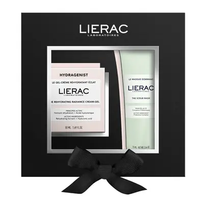 Lierac Hydragenist Cofanetto Gel-Crema Idratante Illuminante 50ml + Maschera Esfolianti 75ml