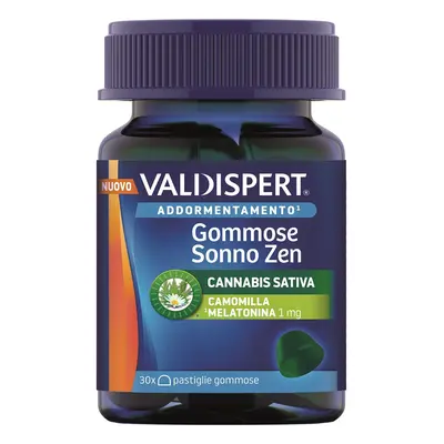 Valdispert Gommose Sonno Zen Integratore Alimentare Con Melatonina 30 Pastiglie Gommose