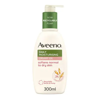 Aveeno Crema Olio Idratante Corpo Con Olio Di Mandorla Per Ammorbidire La Pelle Secca Daily Mois