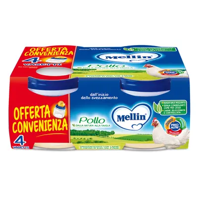 Mellin Omogeneizzato Pollo 4x80g