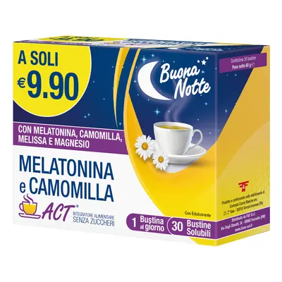 MELATONINA ACT+CAMOMILLA30BUST