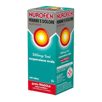 Nurofen Febbre Dolore 200mg / 5ml Fragola