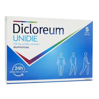 Dicloreum Unidie 5 Cerotti Medicati 136mg