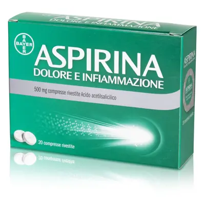 Aspirina Dolore E Infiammazione Antidolorifico Antinfiammatorio Per Mal Di Testa E Dolori 20 Cpr