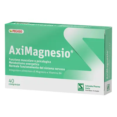 AXIMAGNESIO 40 COMPRESSE Integratore Di Magnesio Per Stanchezza, Crampi, Irritabilità