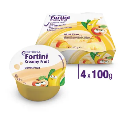 Fortini Creamy Fruit Multi Fibre Frutti Gialli 4x100 G