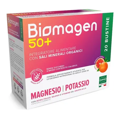 Biomagen 50+ Magnesio E Potassio Senza Zuccheri 20 Bustine