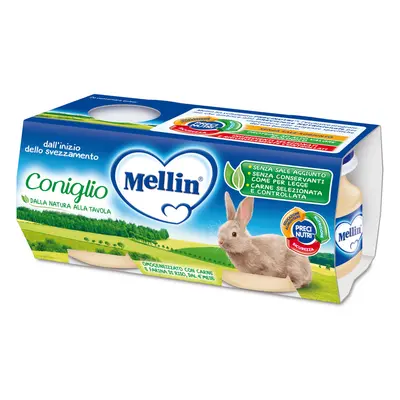 Omogeneizzato Mellin Coniglio 2x 80g