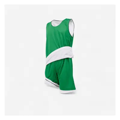 Completo basket reversibile junior verde-bianco | Decathlon