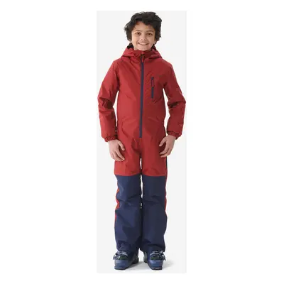 Tuta sci bambino 100 bordeaux e blu | Wedze