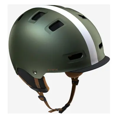 Casco bowl bici città adulto 540 verde militare | Btwin