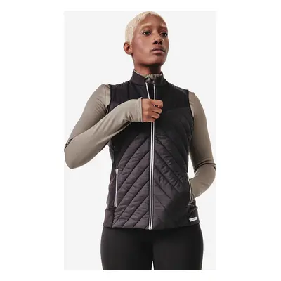 Gilet running donna WARM nero | Kiprun