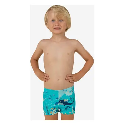 Costume boxer baby/bambino AQUAMARINE azzurro | Nabaiji