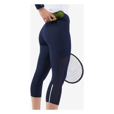 Corsari tennis donna HIP BALL blu-nero | Artengo