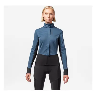 Giacca invernale ciclismo donna RACER blu | Van Rysel