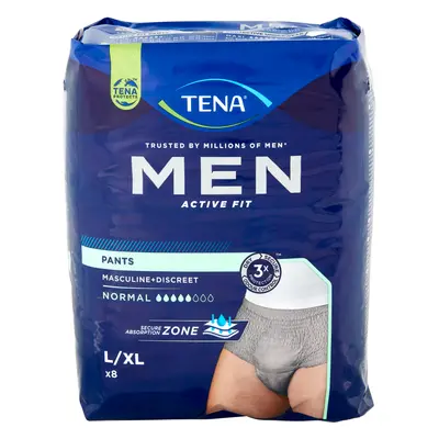 Tena Men Active Fit Pants Normal Tg L 8 Pz -