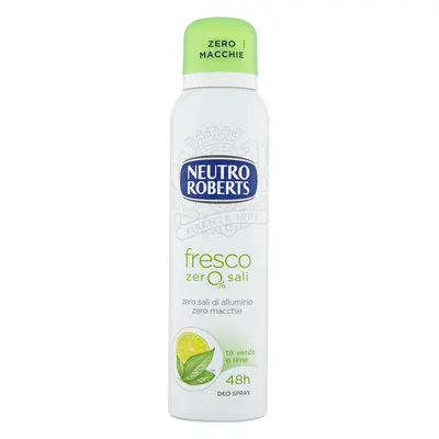 Neutro Roberts Fresco Tè Verde e Lime Deodorante Spray 150 ml -