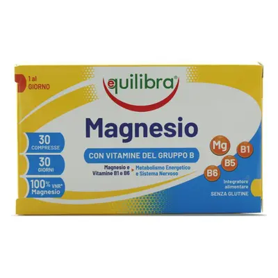 Equilibra Magnesio con Vitamine del Gruppo B 30 Compresse -