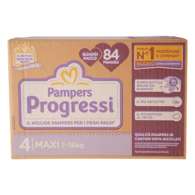 Pampers Progressi Maxi Quadripacco 84 Pannolini -