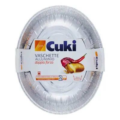 Cuki Vaschette in Alluminio Pollo Arrosto 2 Pezzi -