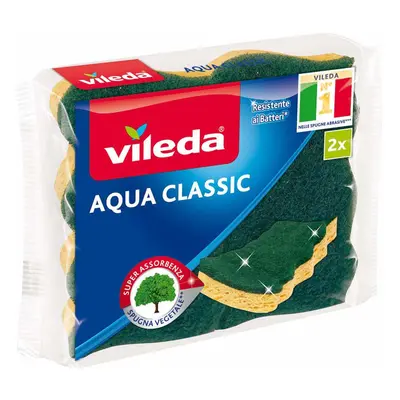 Vileda Aqua Spugna Abrasiva 2 Pezzi -