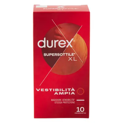 Durex Supersottile XL 10 Preservativi -