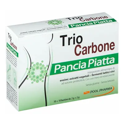 Trio Carbone Pancia Piatta 10+10 Bustine 20 mg -