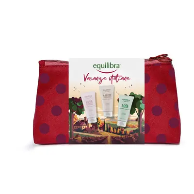 Equilibra Pochette 3 Creme Mani Assortite Rosa, Karitè, Aloe 3x75ml -