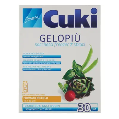 Cuki Gelopiù 18x28 cm 30 Sacchetti -