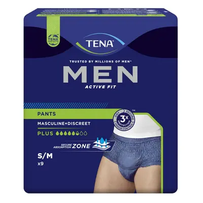 Tena Men Active Fit Pants Plus M 9 - slip assorbenti maschili -