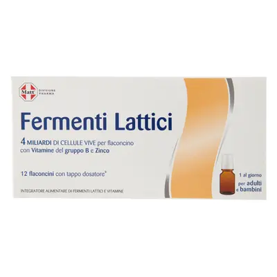 Matt Fermenti Lattici 12 Flaconcini -