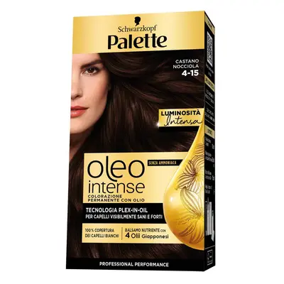 Palette Oleo Intense Colorazione Permanente Castano Nocciola N.4.15 -