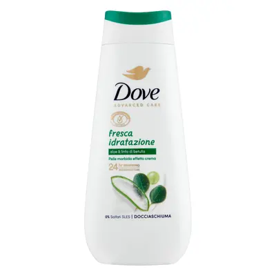 Dove Advanced Care Docciaschiuma Aloe & Linfa di Betulla 225 ml -