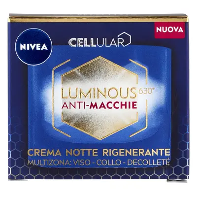 Nivea Cellular Luminous630 Anti-Macchie Crema Notte Rigenerante 50 ml -