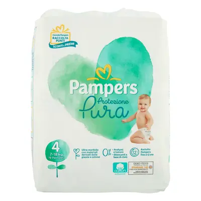 Pampers Protezione Pura Tg.4 19 Pannolini -