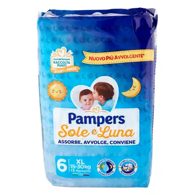 Pampers Pannolini Sole e Luna XL 13 Pezzi -