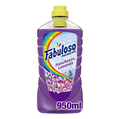 Fabuloso Detersivo Pavimenti Freschezza Lavanda Profumo 24h 950 ml -