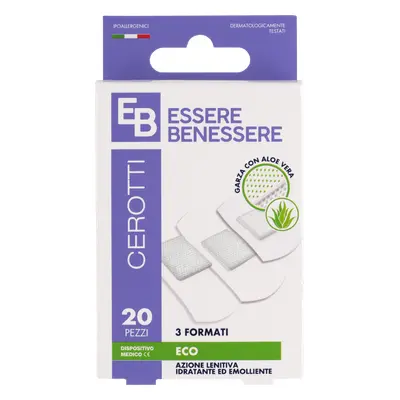 Essere Benessere Cerotti Eco con Aloe Vera 20 pz -